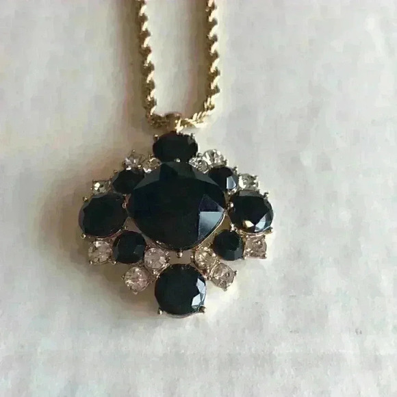 Charter Club new gold tone crystal cluster… - Picture 7 of 8